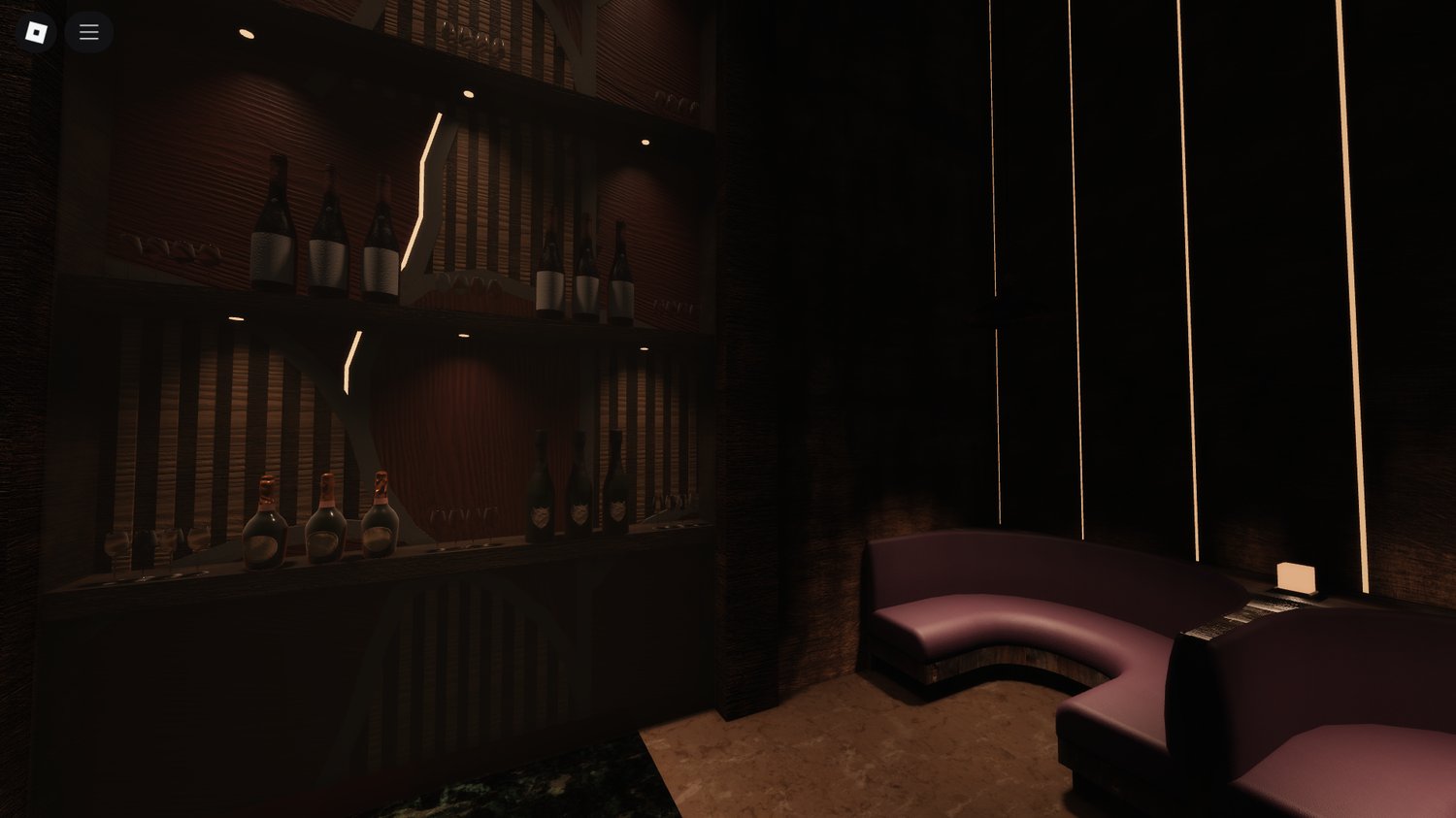 Close-up of stylish interior decorations and lighting