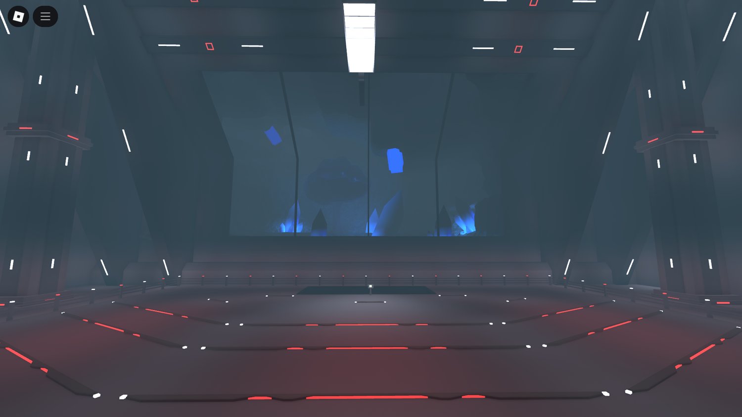 Aerial view of Clanner Grounds sci-fi environment