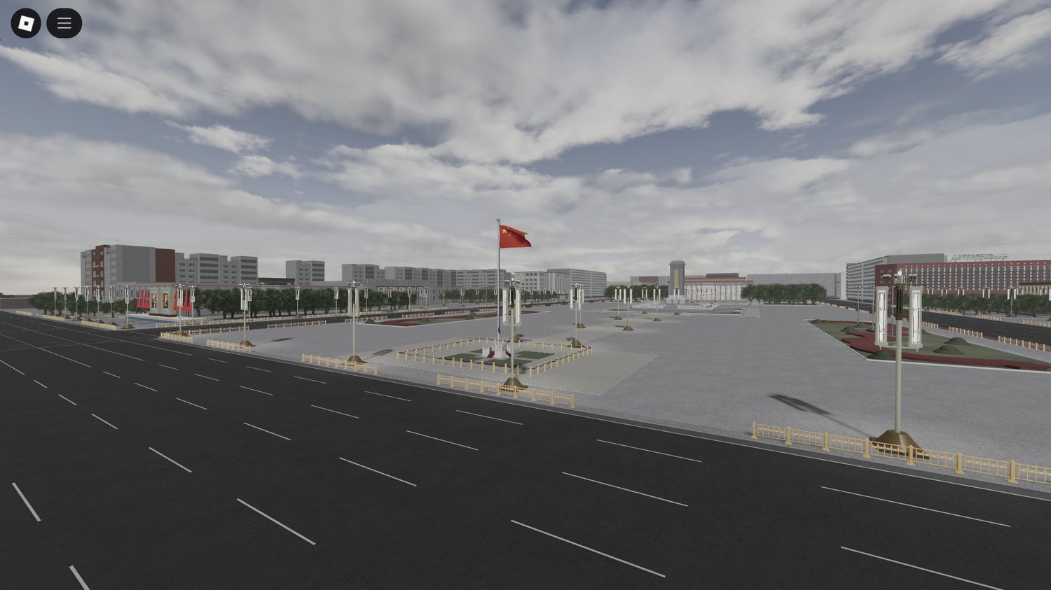 Interior/exterior views of surrounding buildings and base