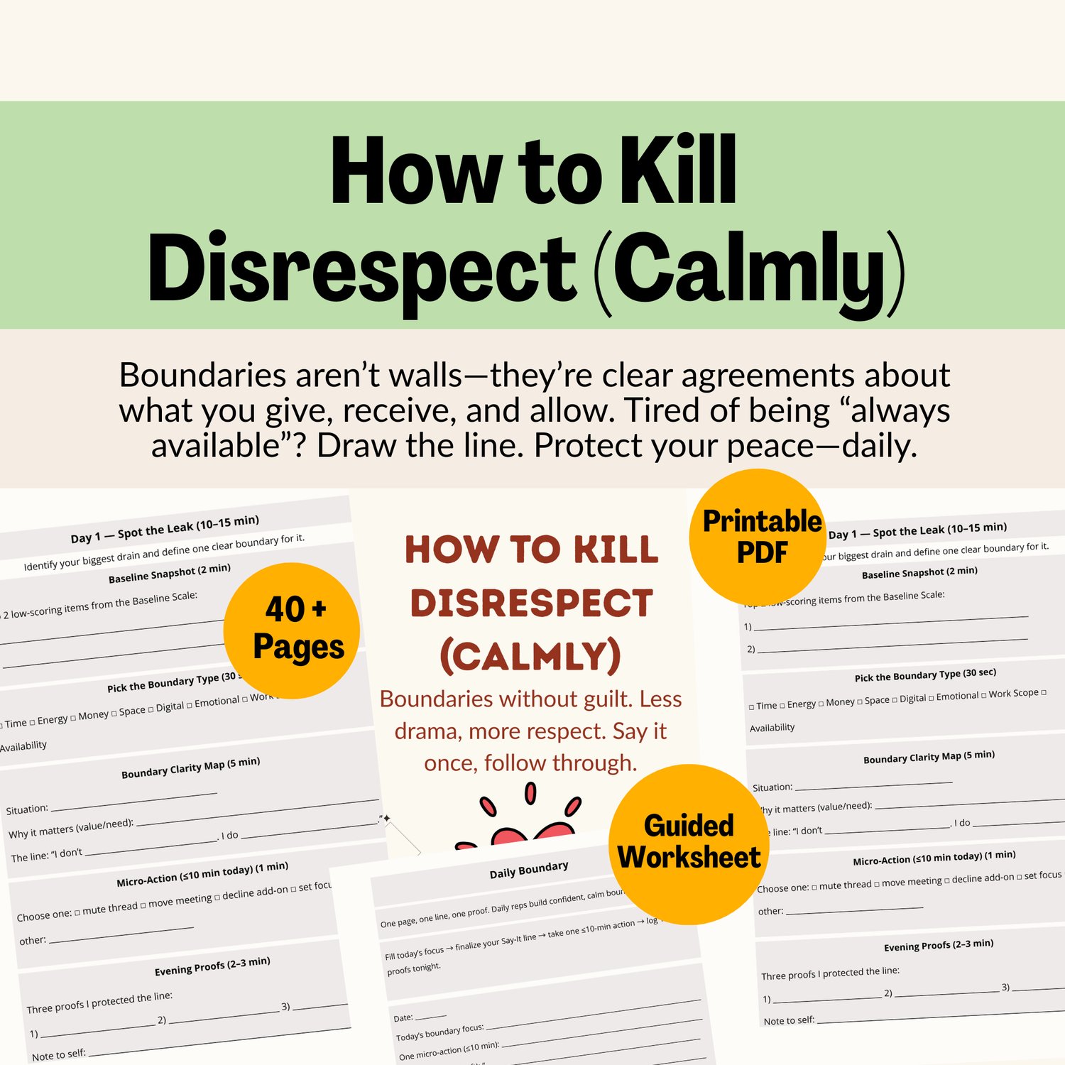 How to kill disrespect