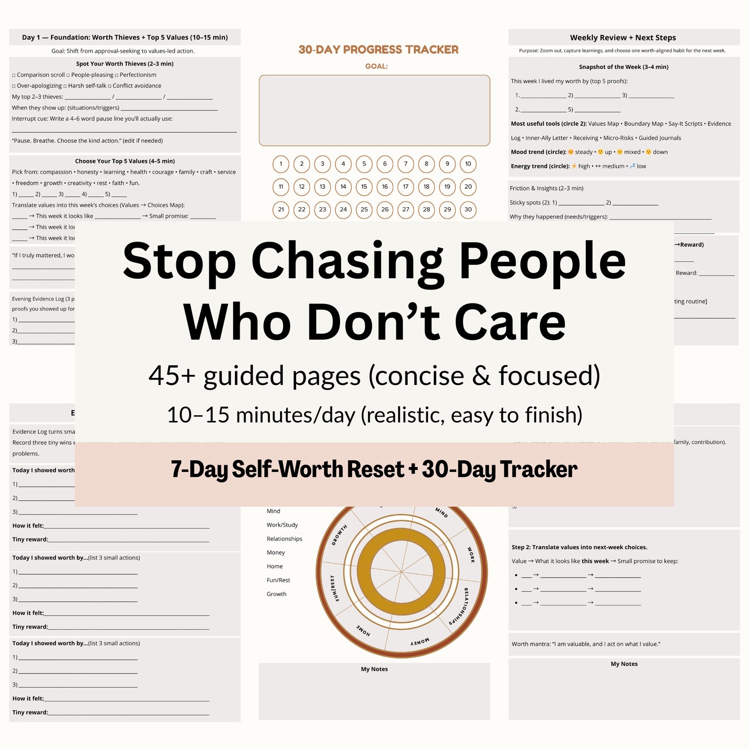 Stop chasing people who don't care