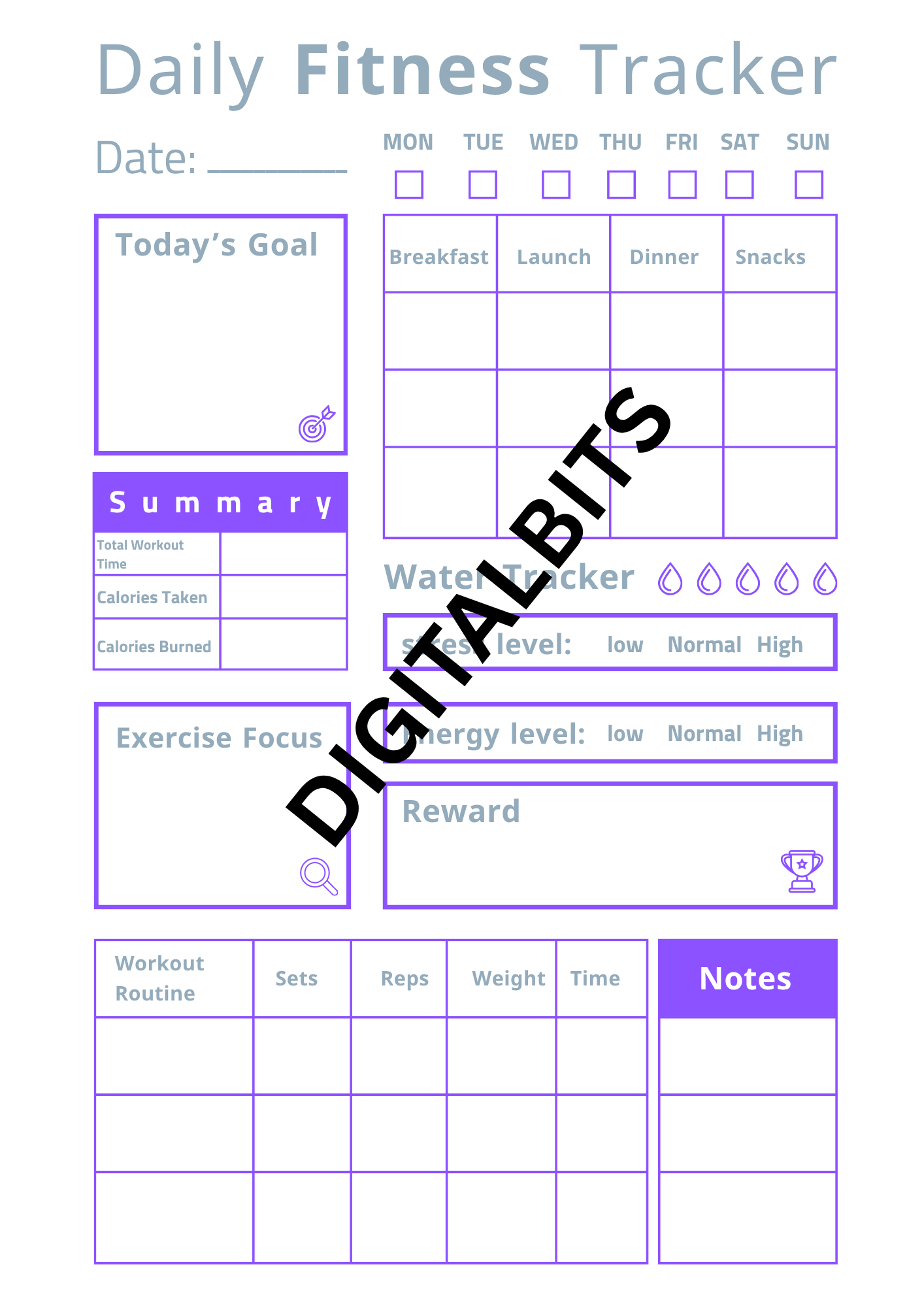 Weekly Meal Planner - Payhip