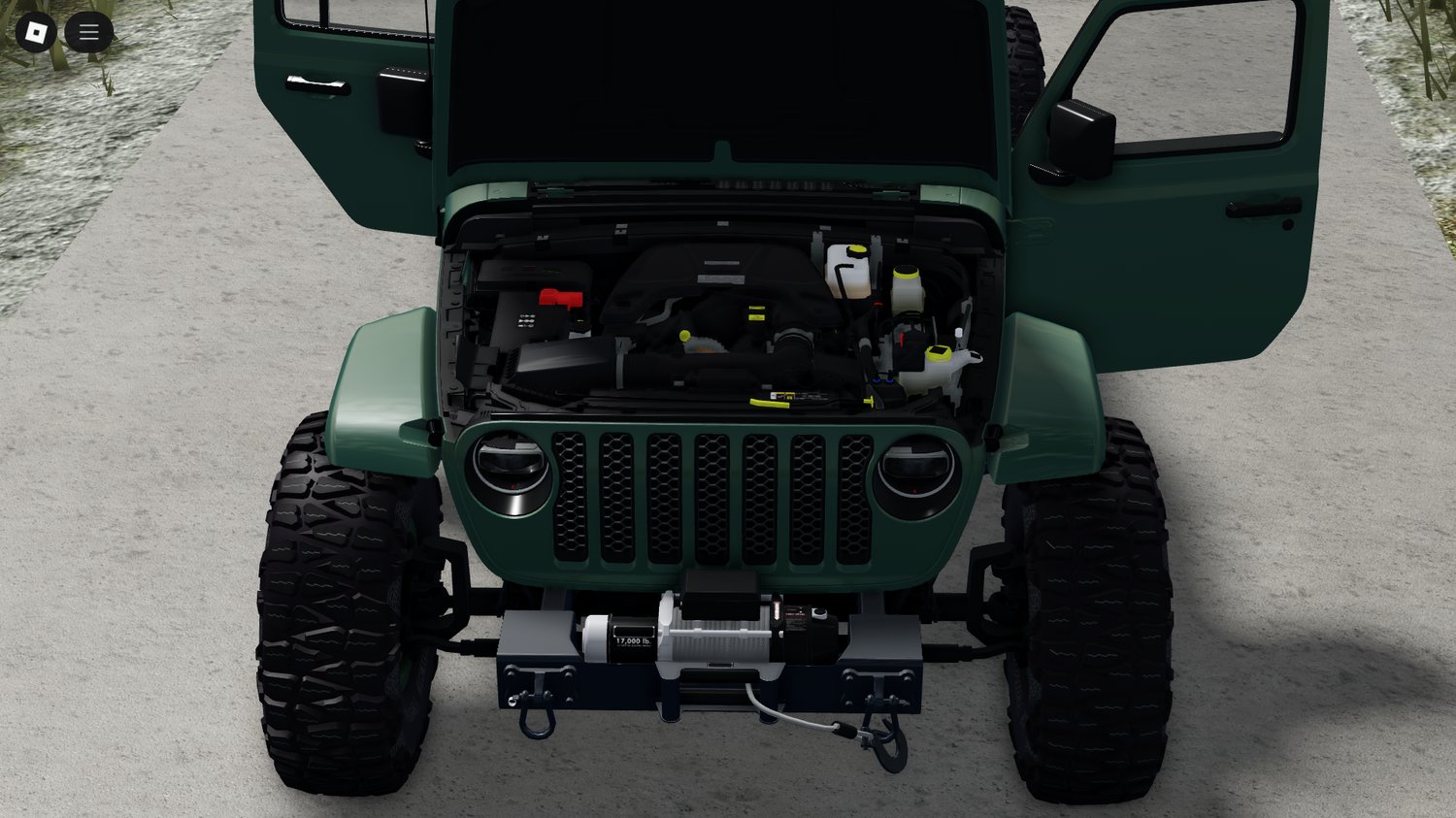 Functional Roblox Jeep truck with working features