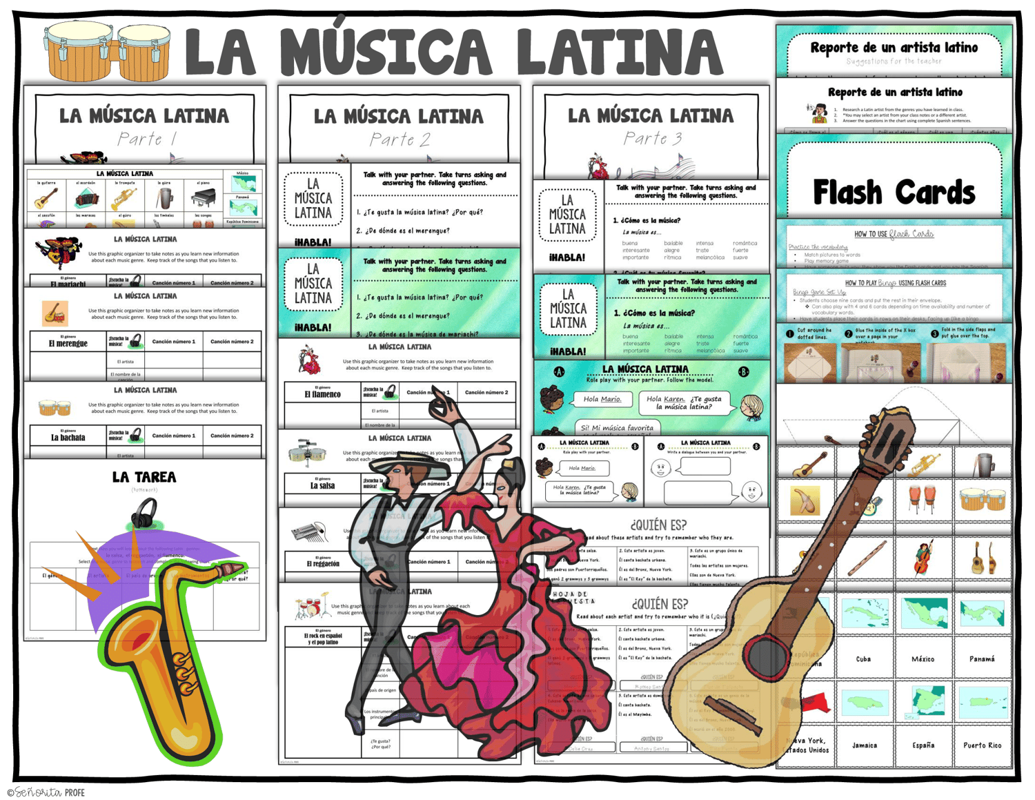 La musica latina / Latin Music BUNDLE