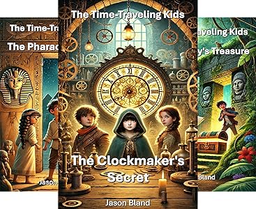 The 3 books in the ebook series of The Time-Traveling Kids