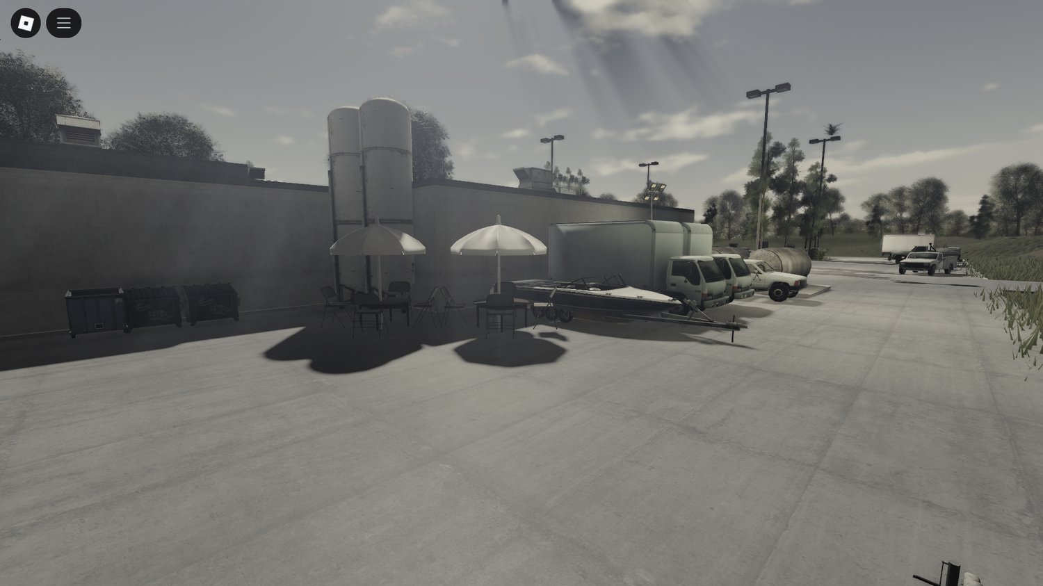 Tactical obstacle course in Roblox