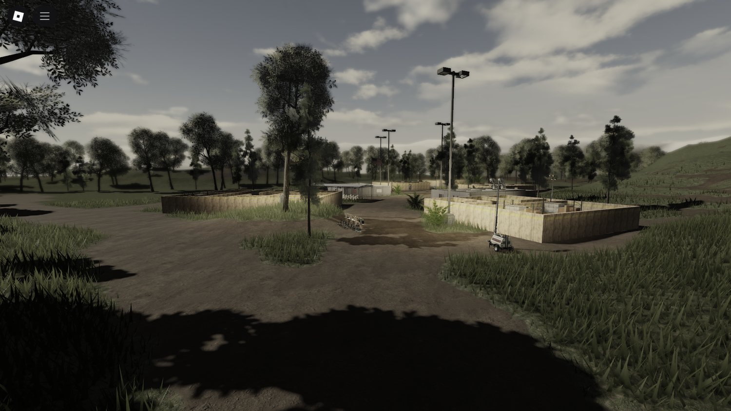 Roblox military training and roleplay area