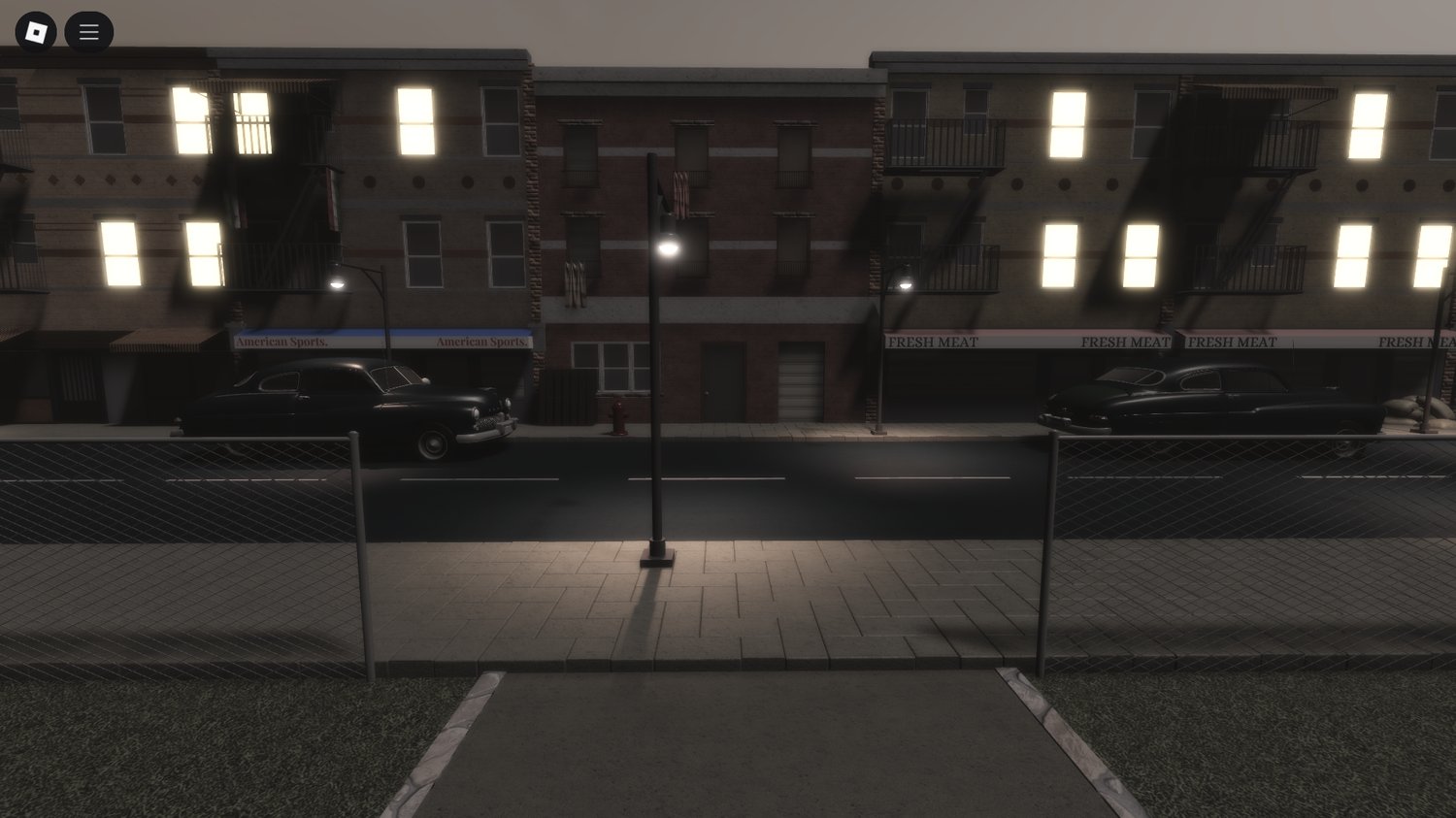 Roblox Bronx 60s Street exterior view