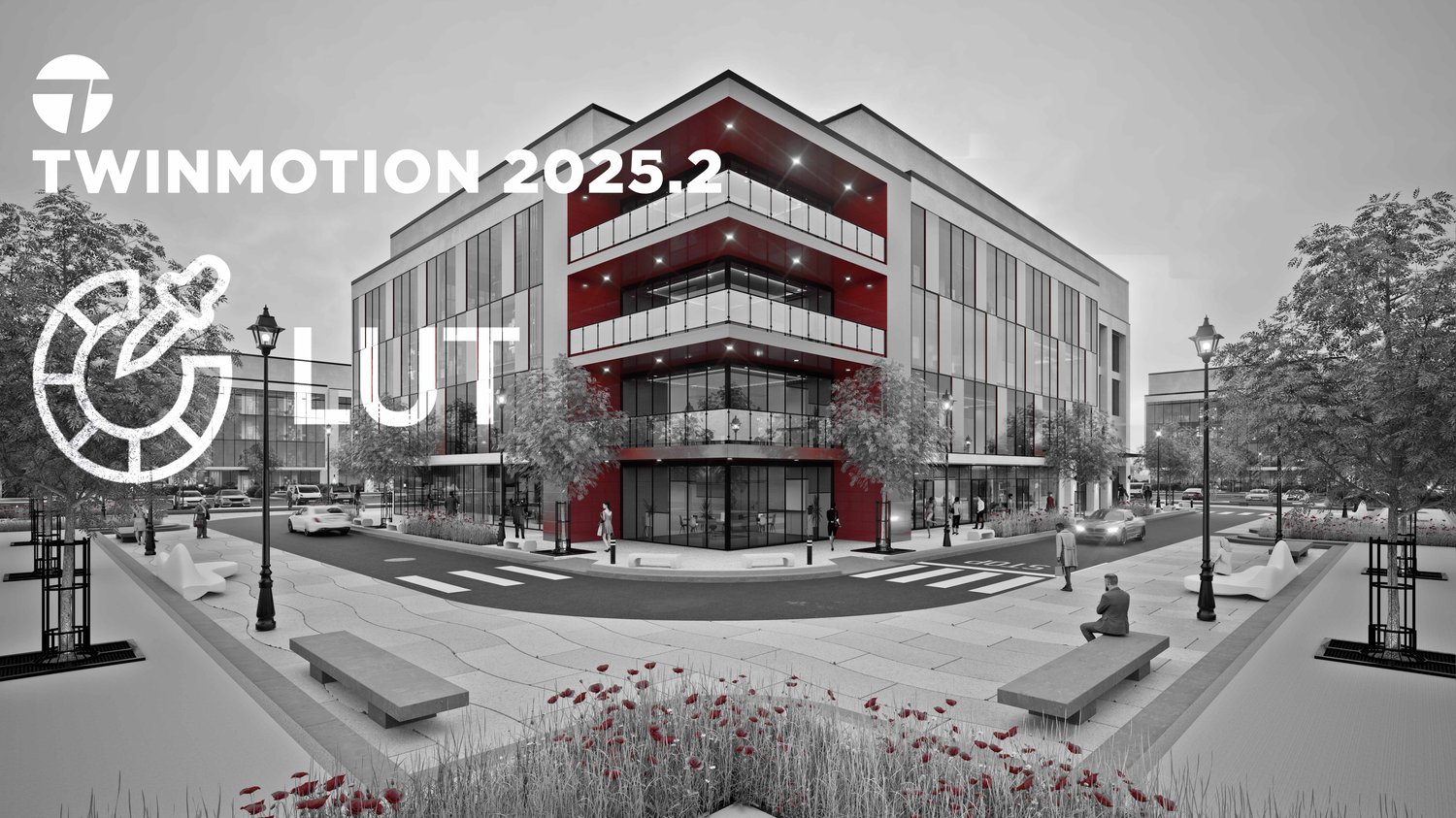 Master Color Grading in Twinmotion 2025.2 — realistic architectural render using LUTs for improved lighting, tone, and realism