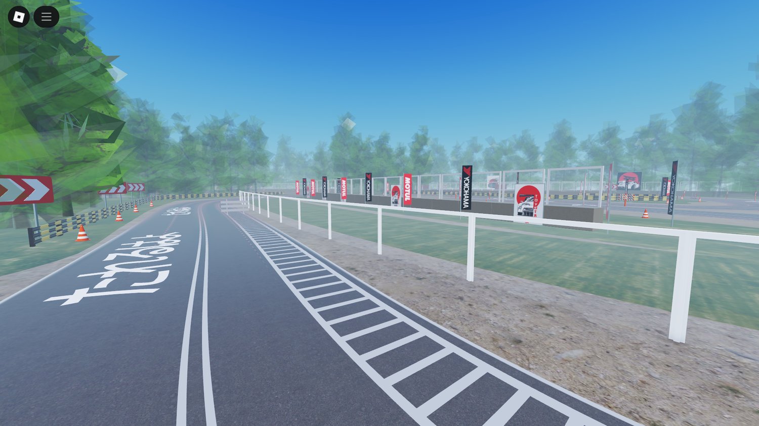 Detailed racing environment Roblox