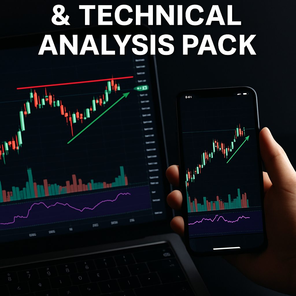 computer + smartphone with trading charts