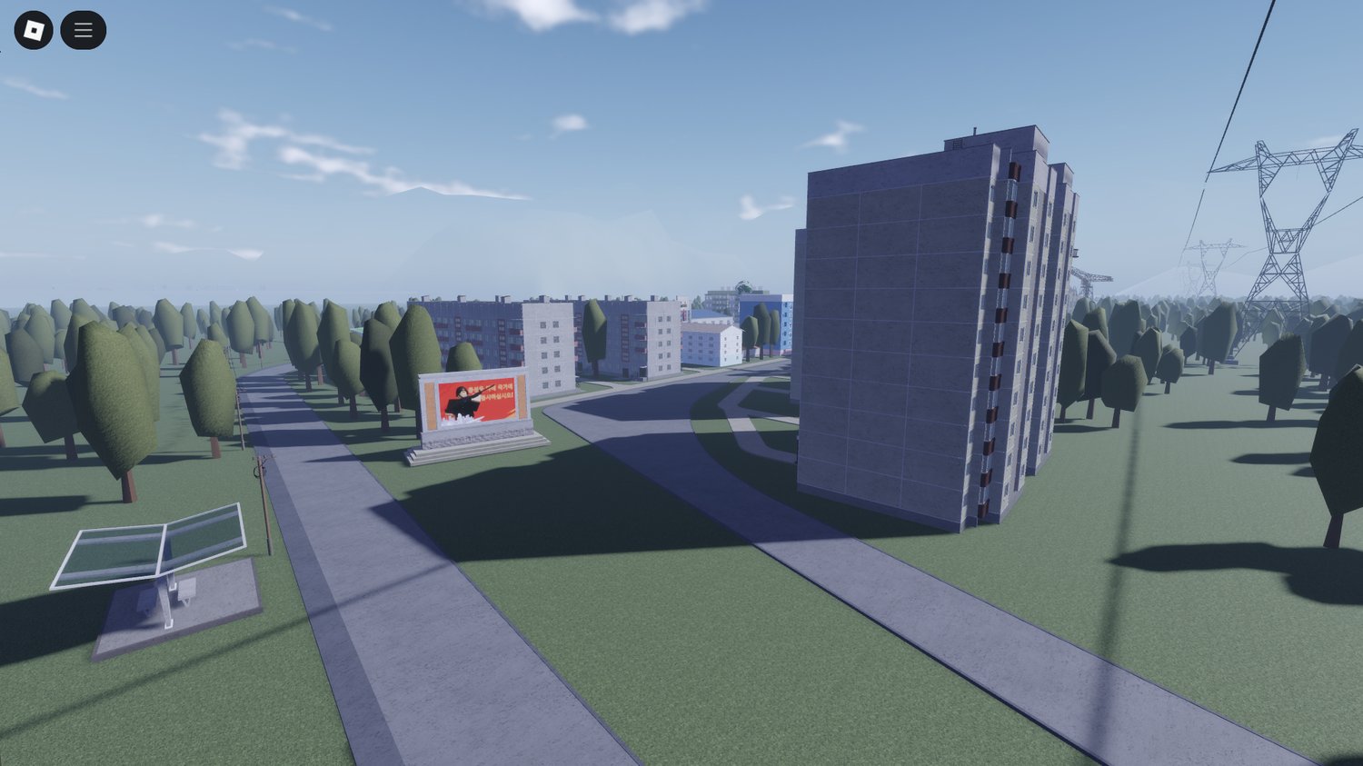 Detailed Roblox city inspired by North Korea