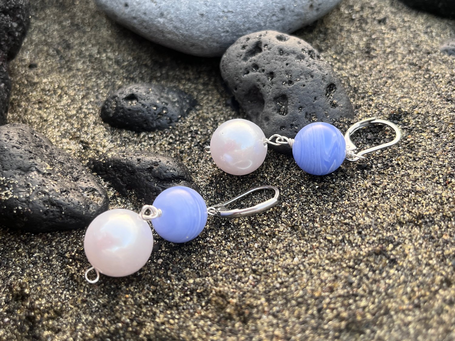pearl earrings