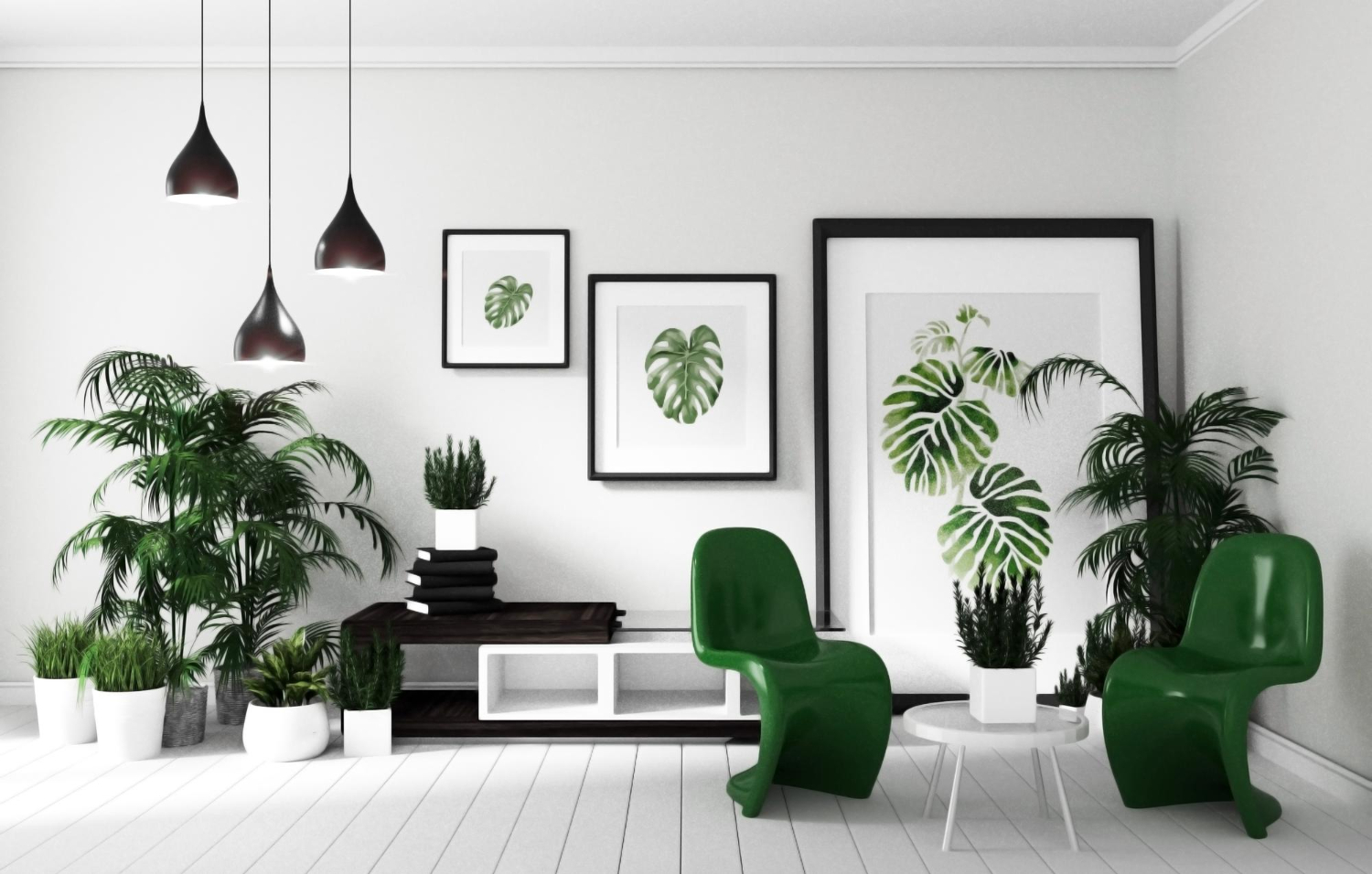 A collection of different wall art in different sizes