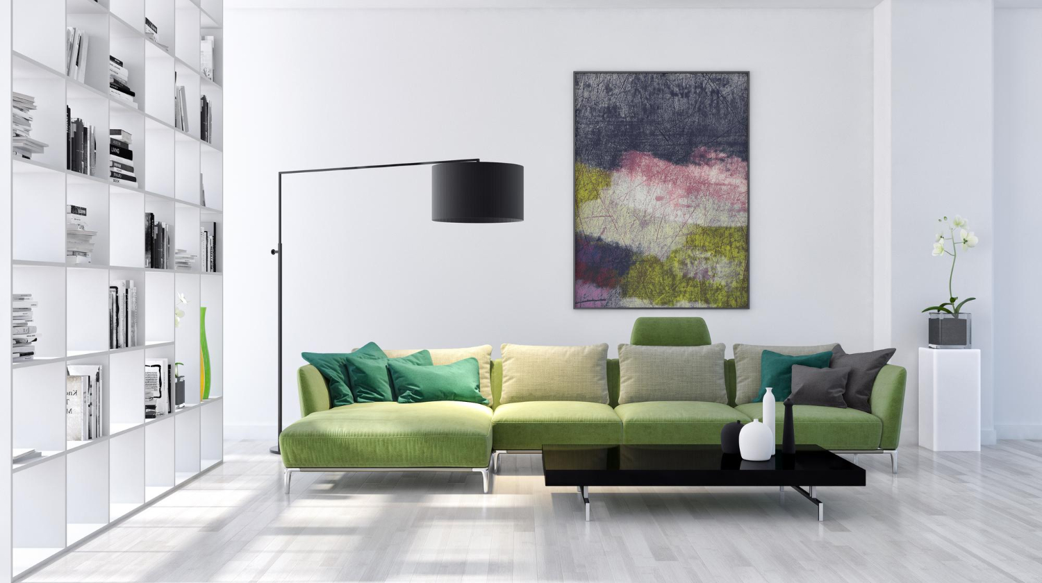 Custom artwork displayed on a white wall