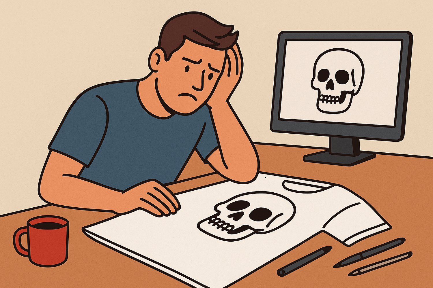 Amazon Merch guide to fix slow shirt sales. Nail buyer intent, smarter keywords, high-contrast thumbnails, fair pricing, fast tests, and cleaner bullets.