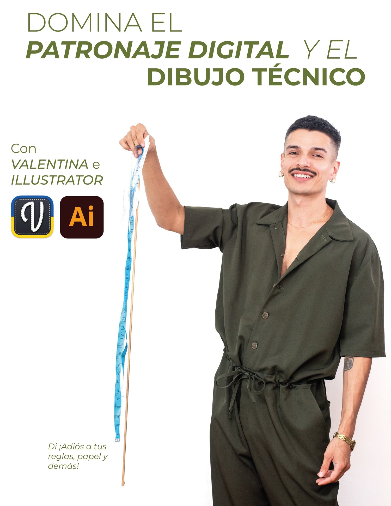 patronaje, digital, dibujo técnico, clases, valentina, illustrator, ai