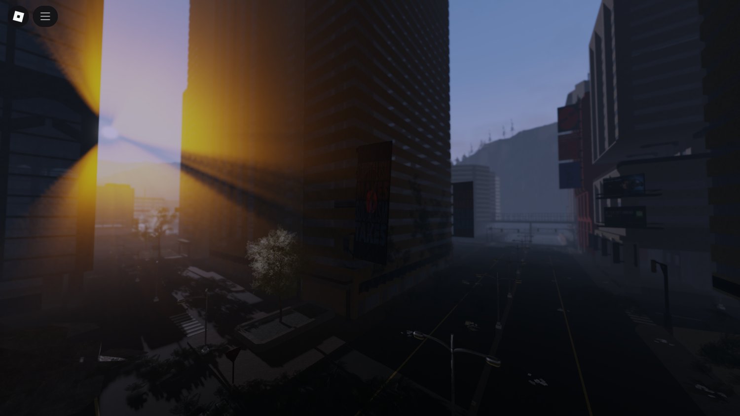 Eerie Roblox forest after nuclear disaster