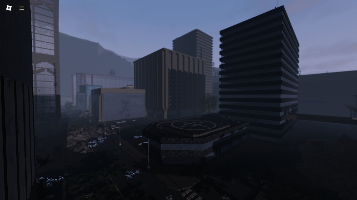 Realistic abandoned streets Roblox