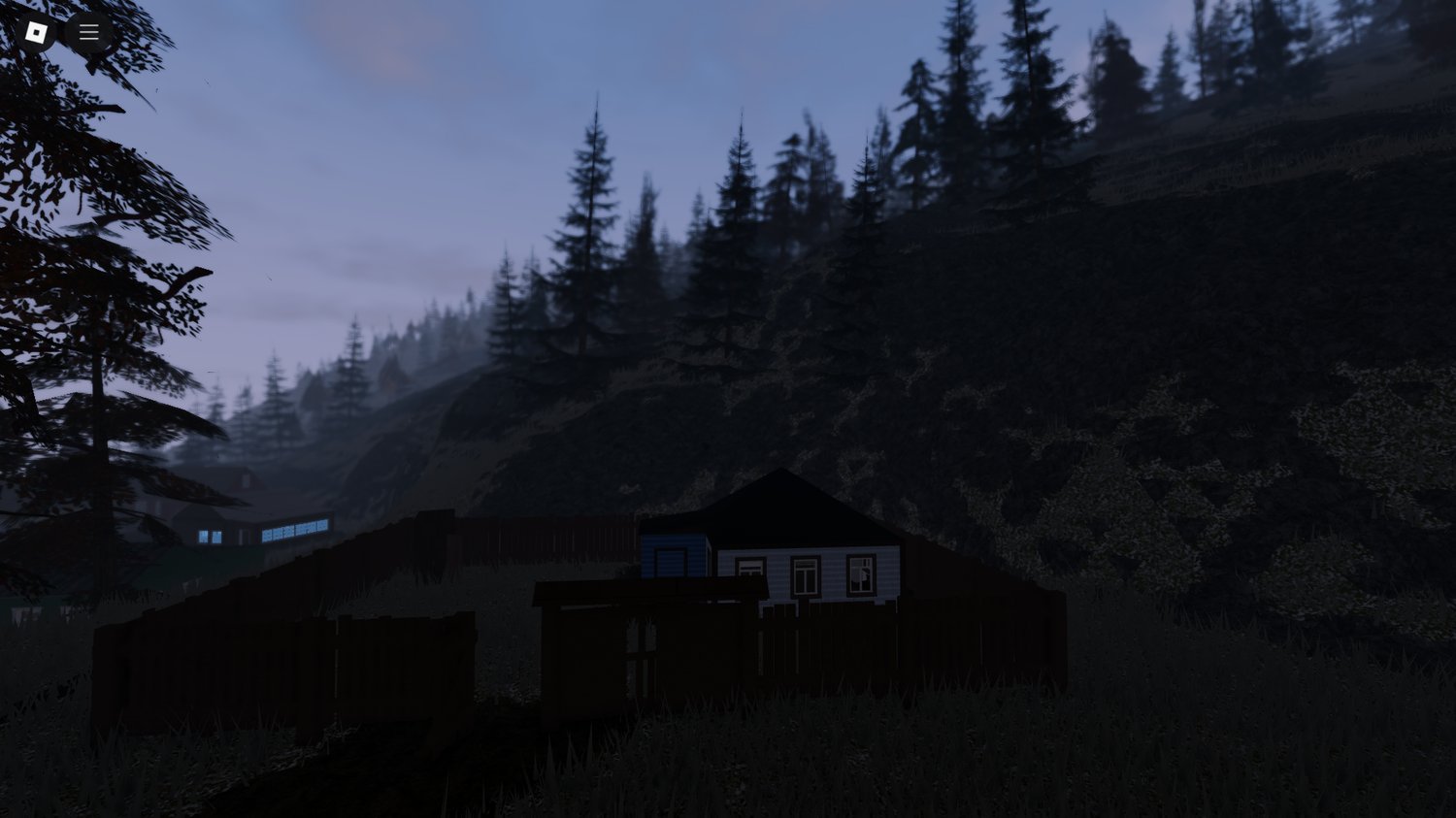 Post-nuclear setting with fog and debris Roblox