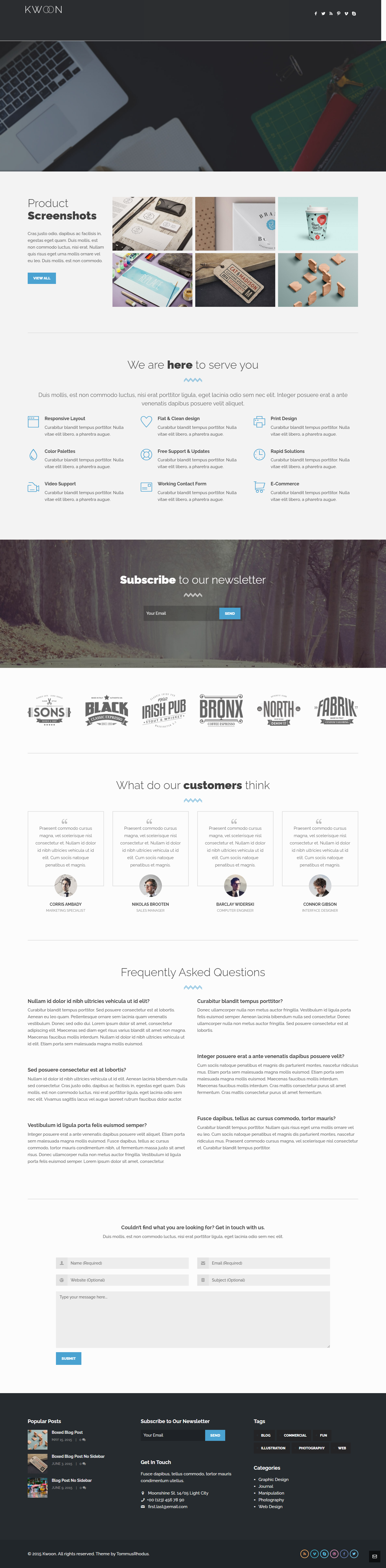 Kwoon – Multipurpose Responsive WordPress Theme - Payhip