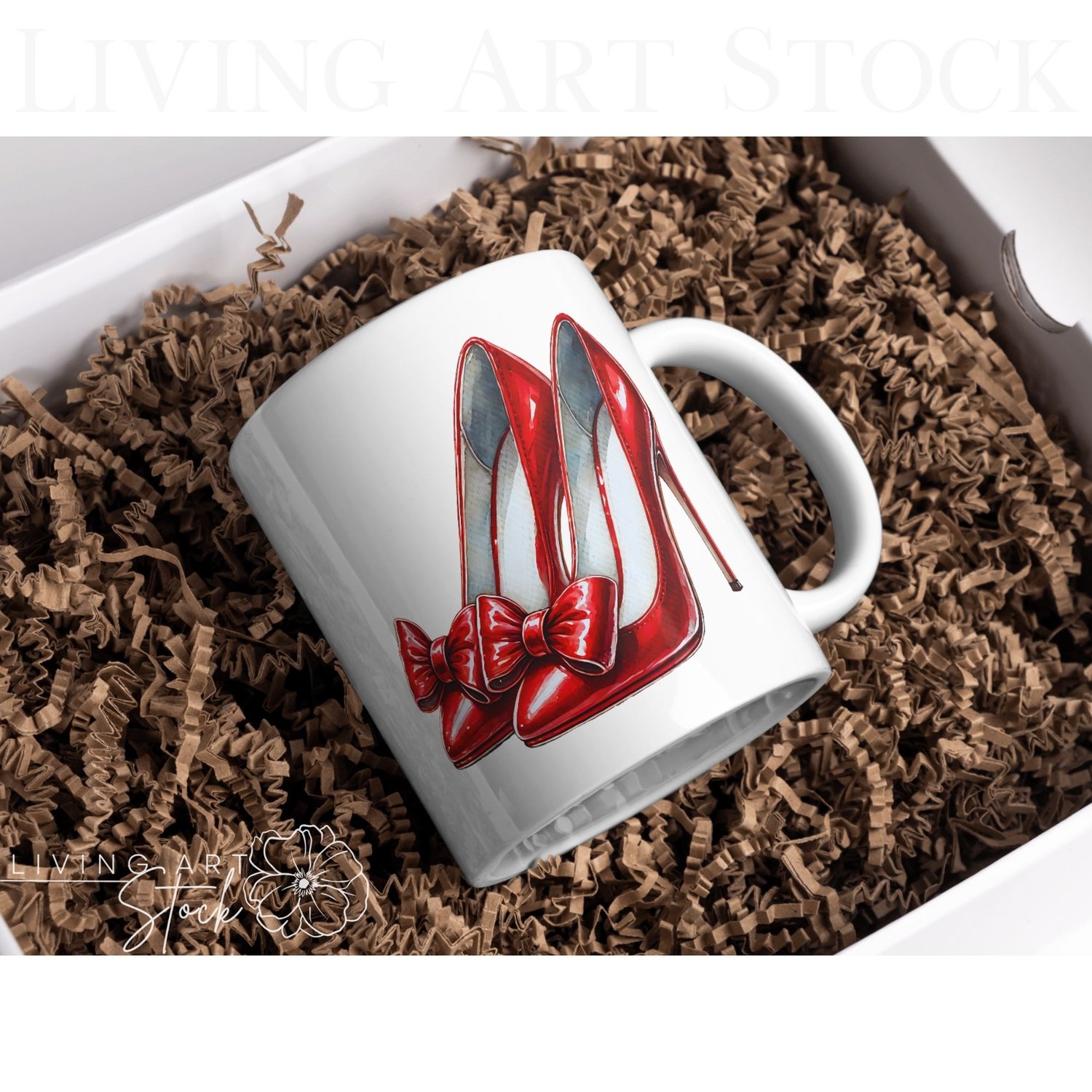 Ruby slippers vintage heels Mug Design
