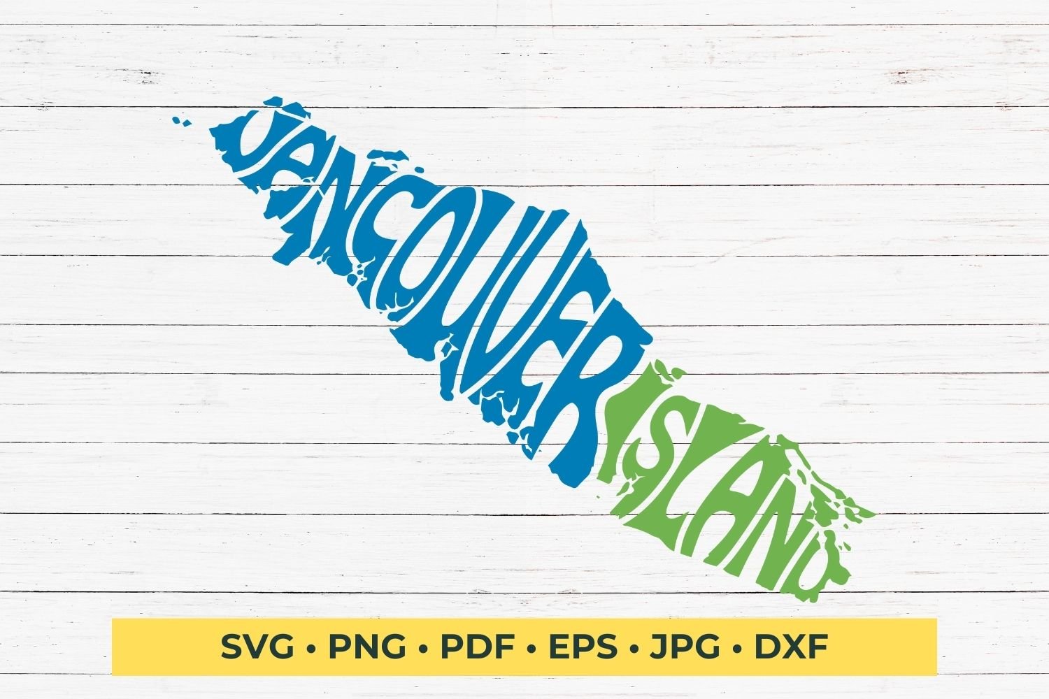 Celebrate the beauty of Vancouver Island, Canada, with our intricate word art design in the shape of the island's map! This digital download includes an SVG cut file, allowing you to create stunning projects with ease. Perfect for crafting unique wall art