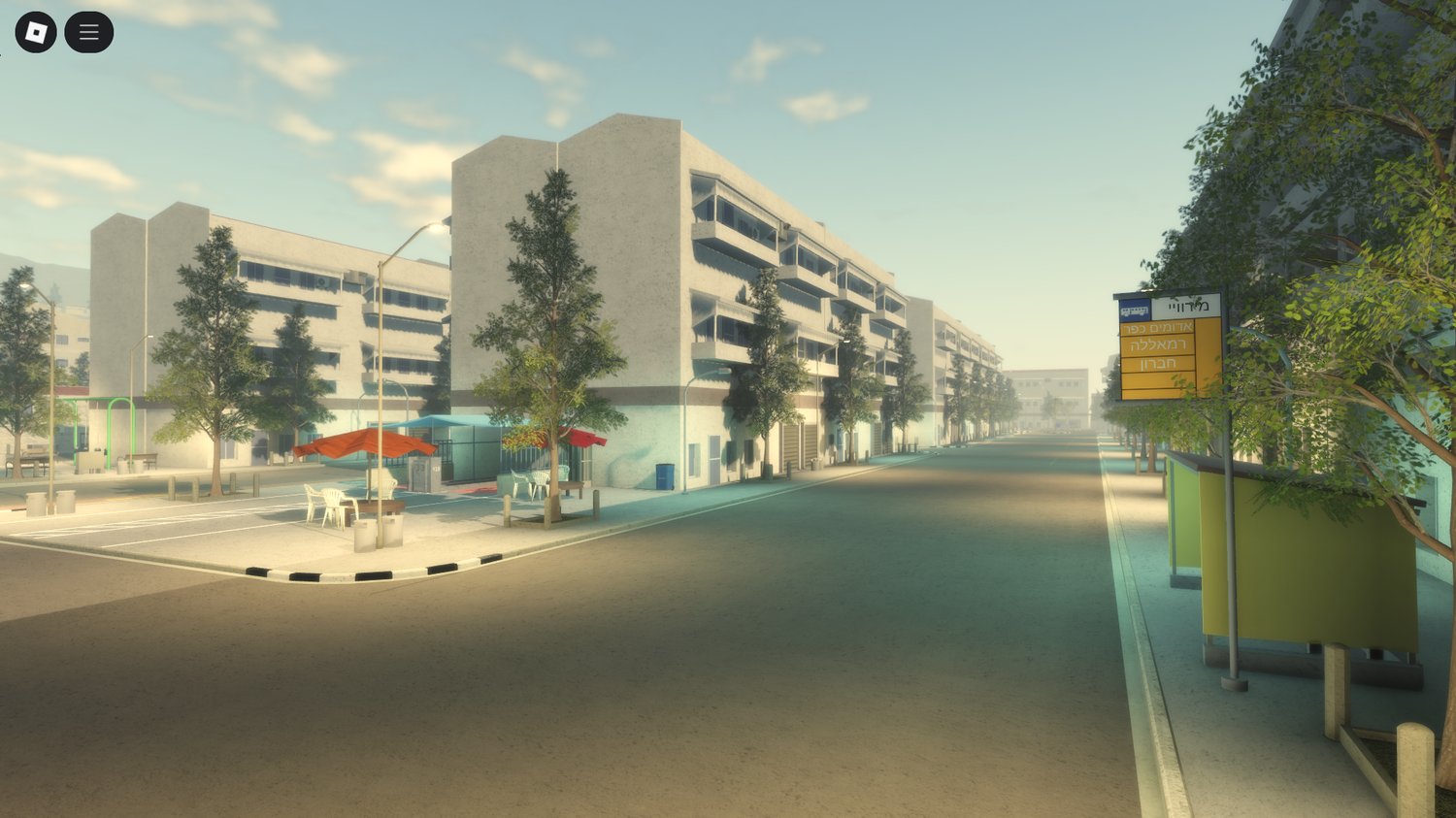 Large-scale Roblox map for roleplay