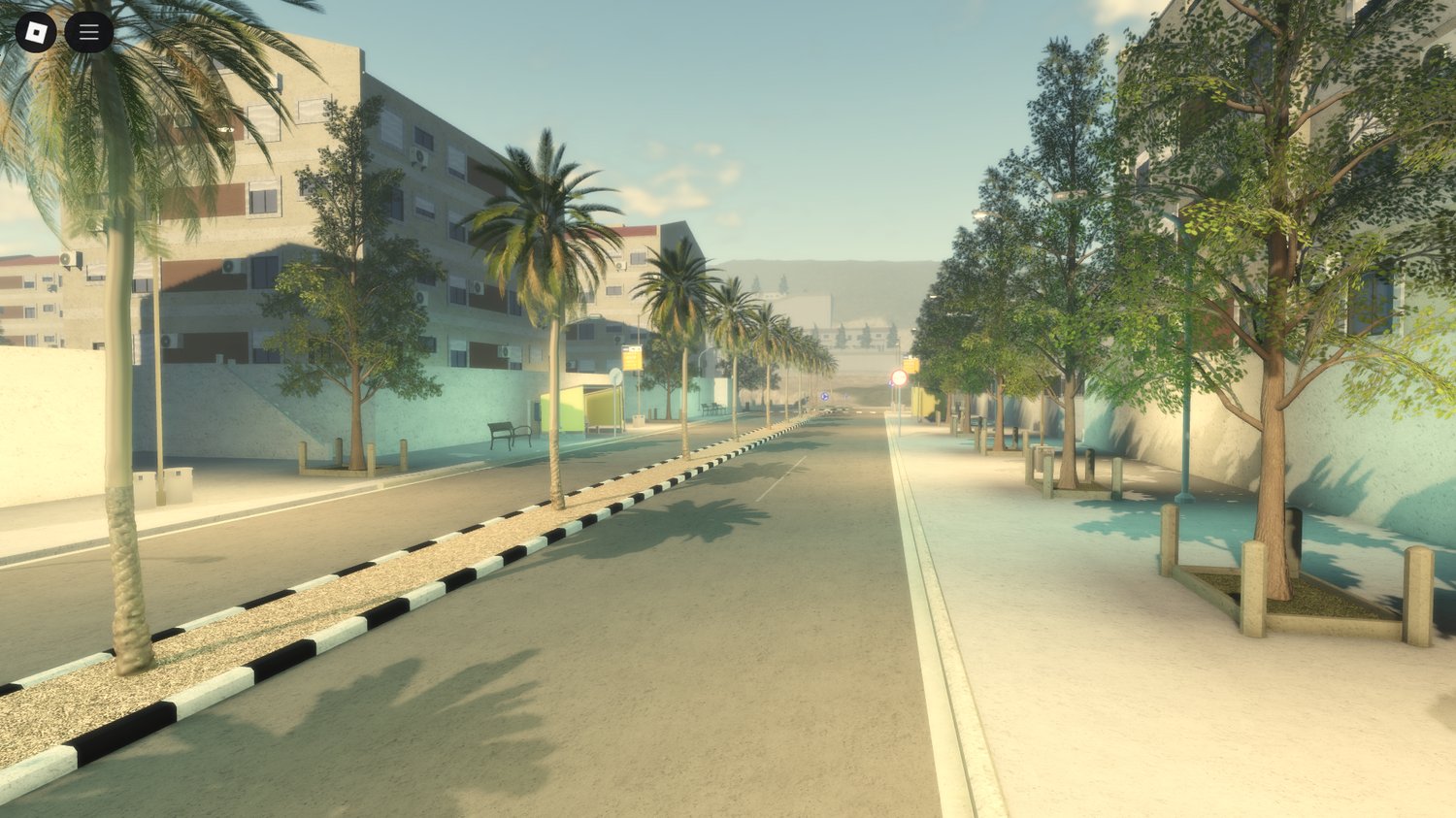 City environment with realistic design Roblox