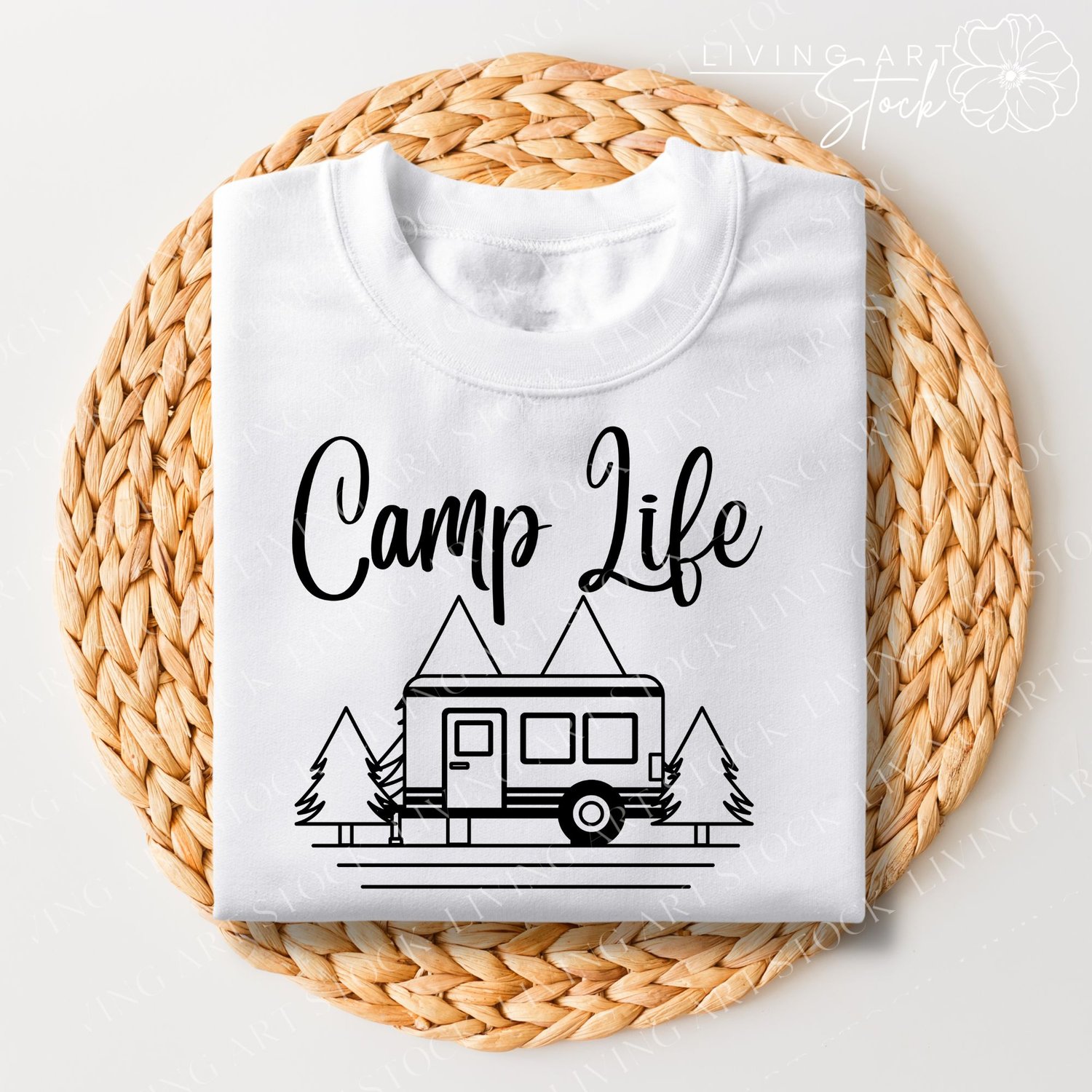 Camp Life t-shirt design