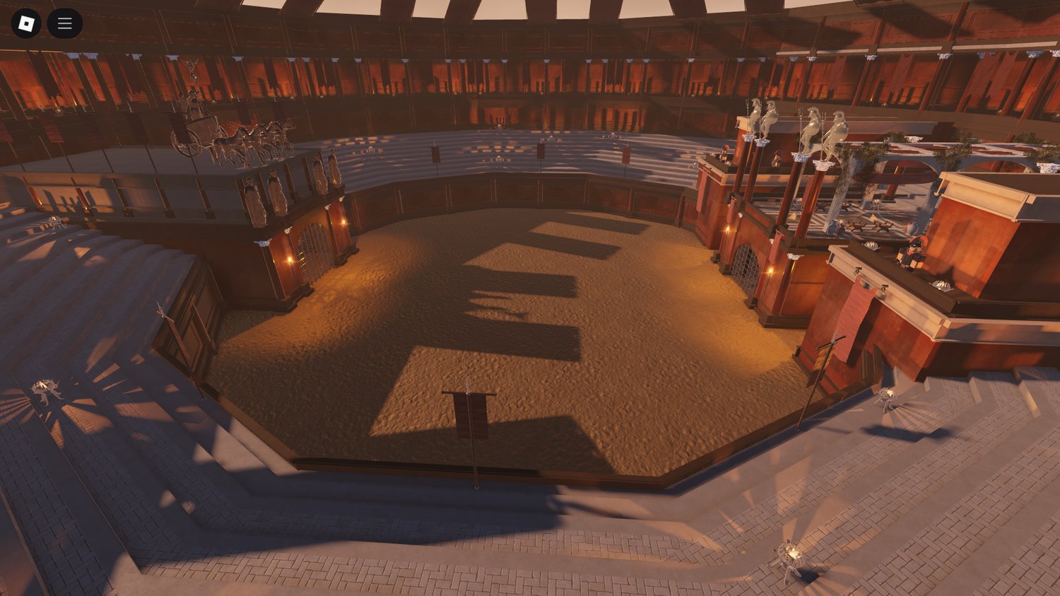Scripted Colosseum Roblox game asset