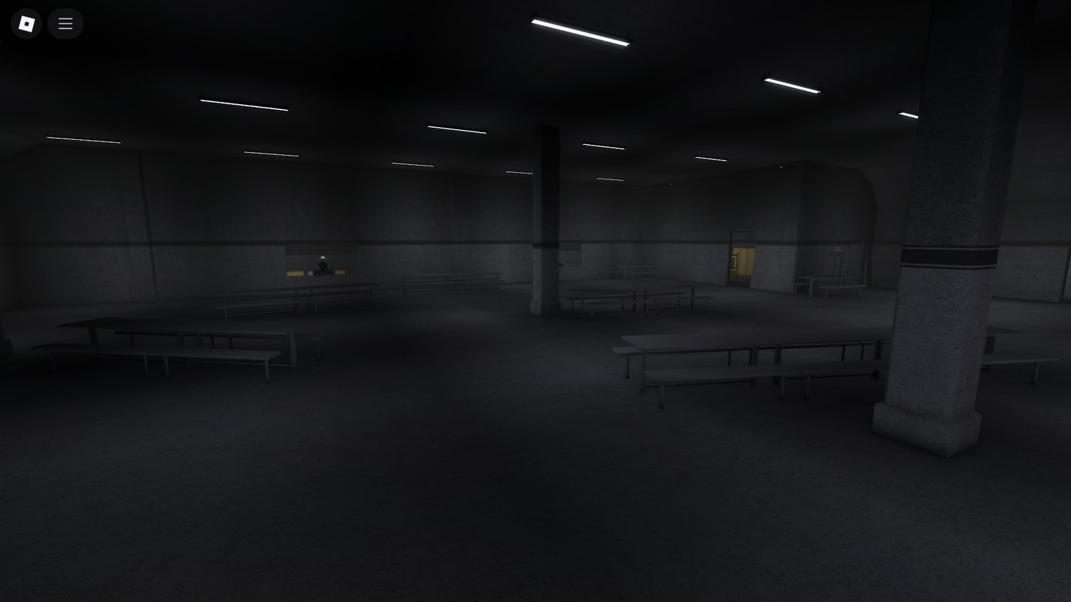 Control room inside Roblox SCP containment facility