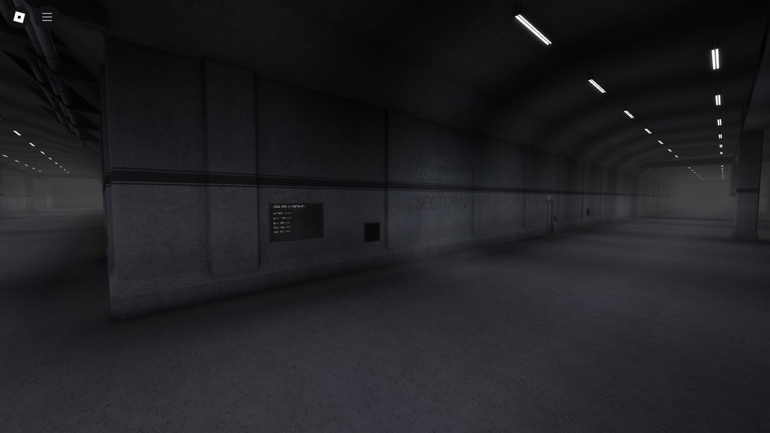 Roblox SCP entities in containment chamber