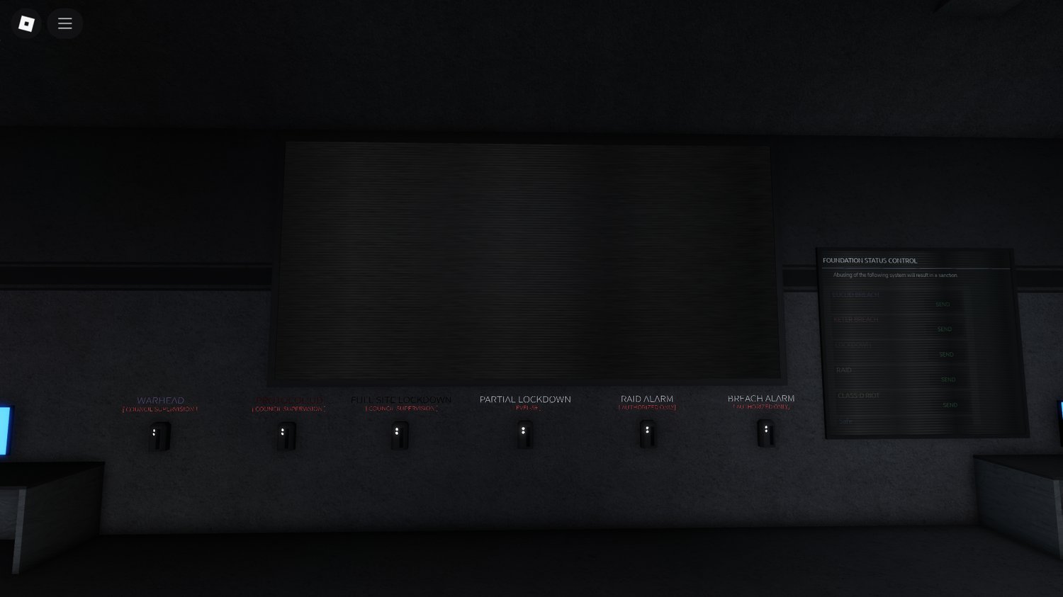 Detailed laboratory area in Roblox SCP facility map