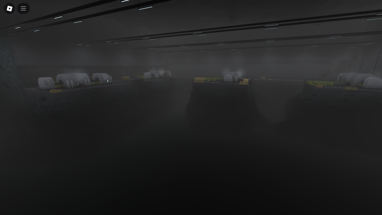 Command center and operations room in Roblox SCP base