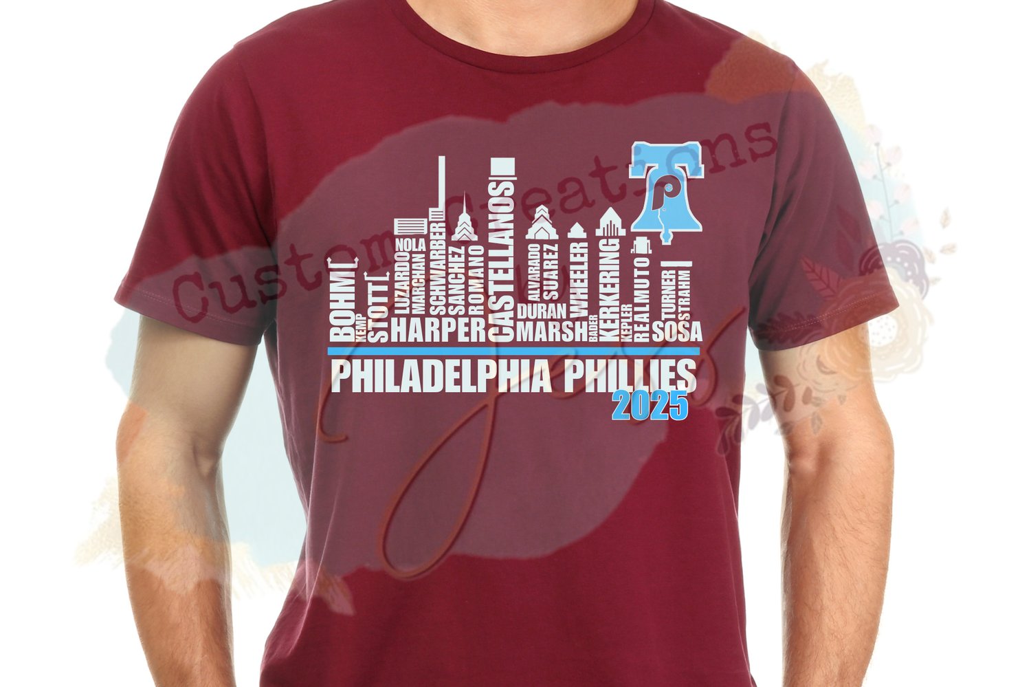 Philadelphia Baseball Player Skyline - Payhip