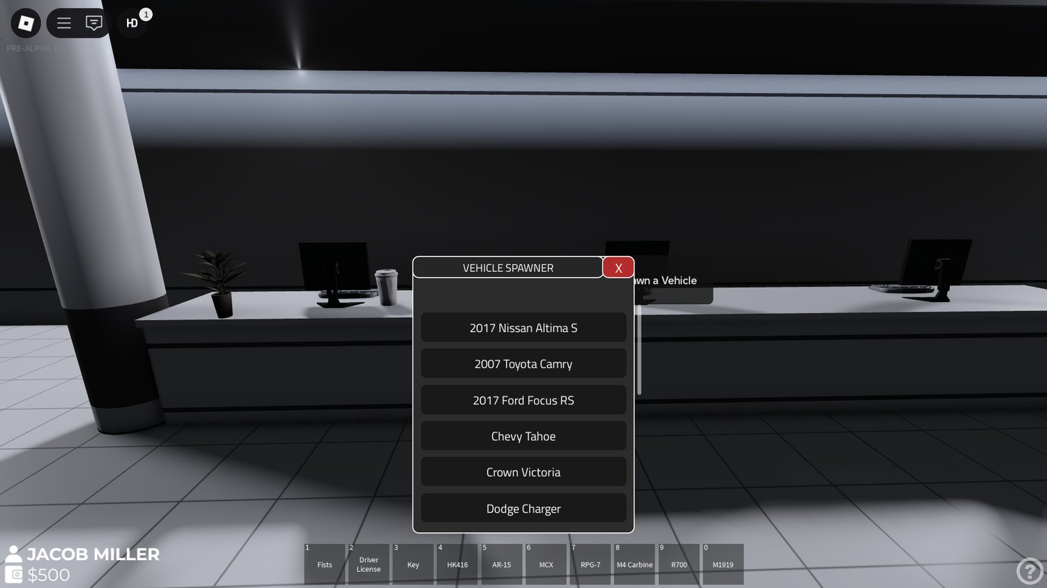 Enterable buildings and city layout in Roblox Beaumont map