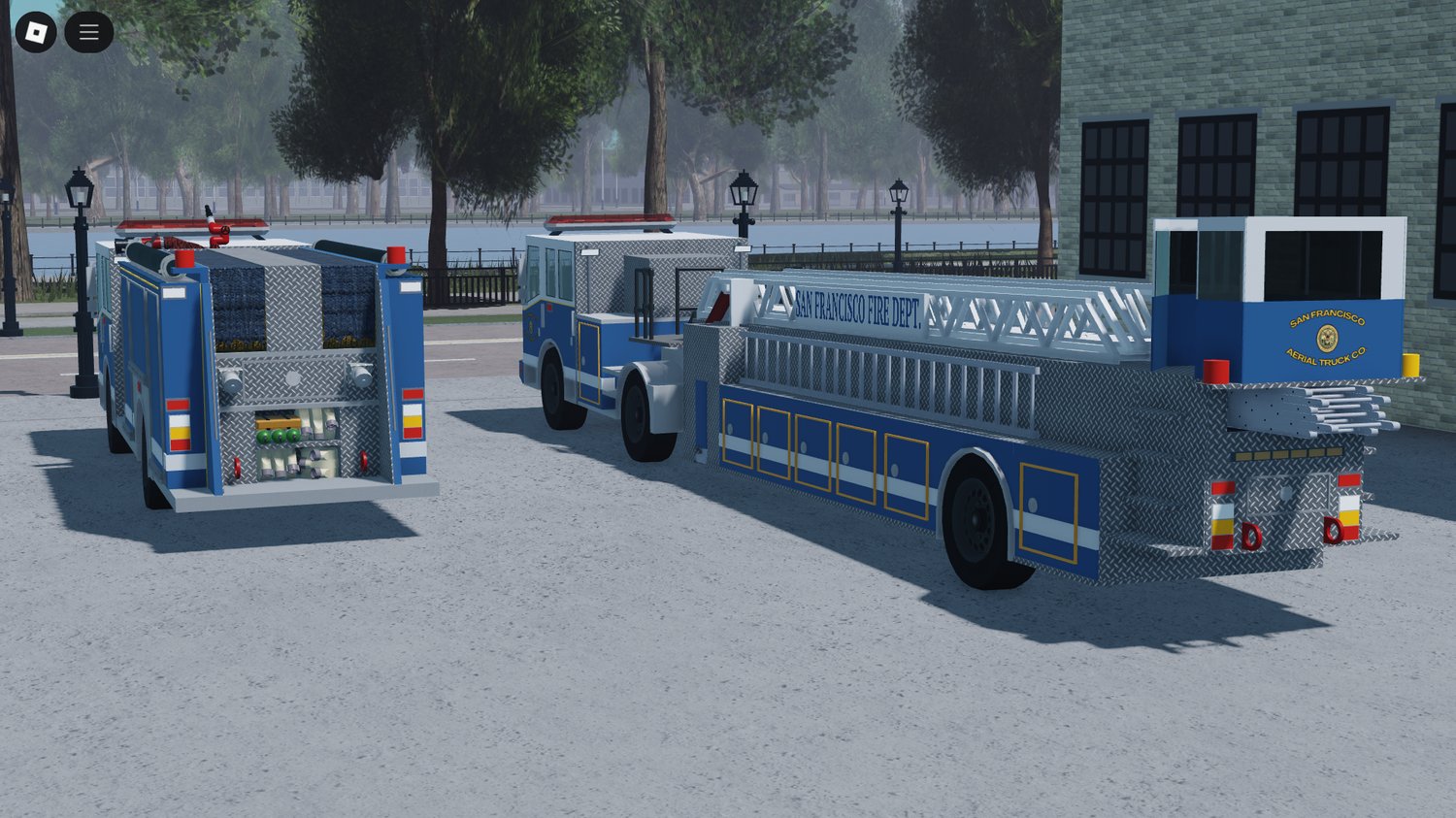 Two emergency vehicles pack for Roblox roleplay