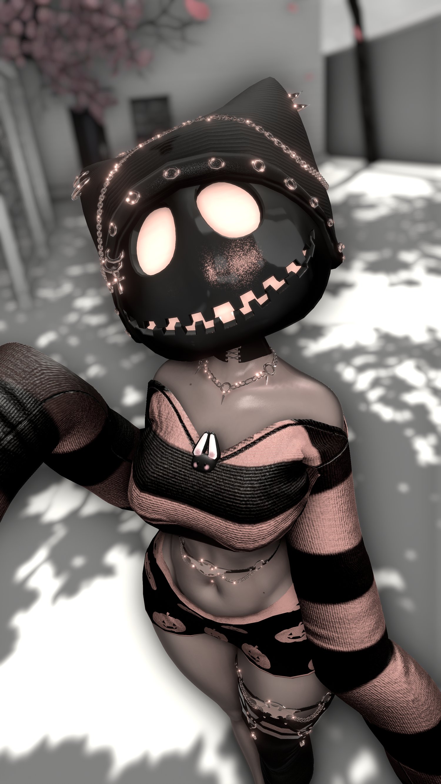 Halloween vrchat couple avatar iceqae pumpkin patch