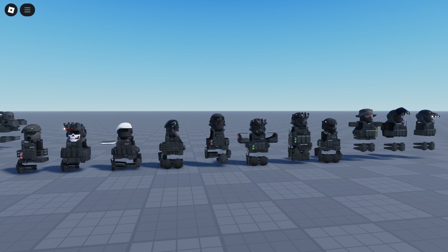 SCP Foundation morphs Roblox