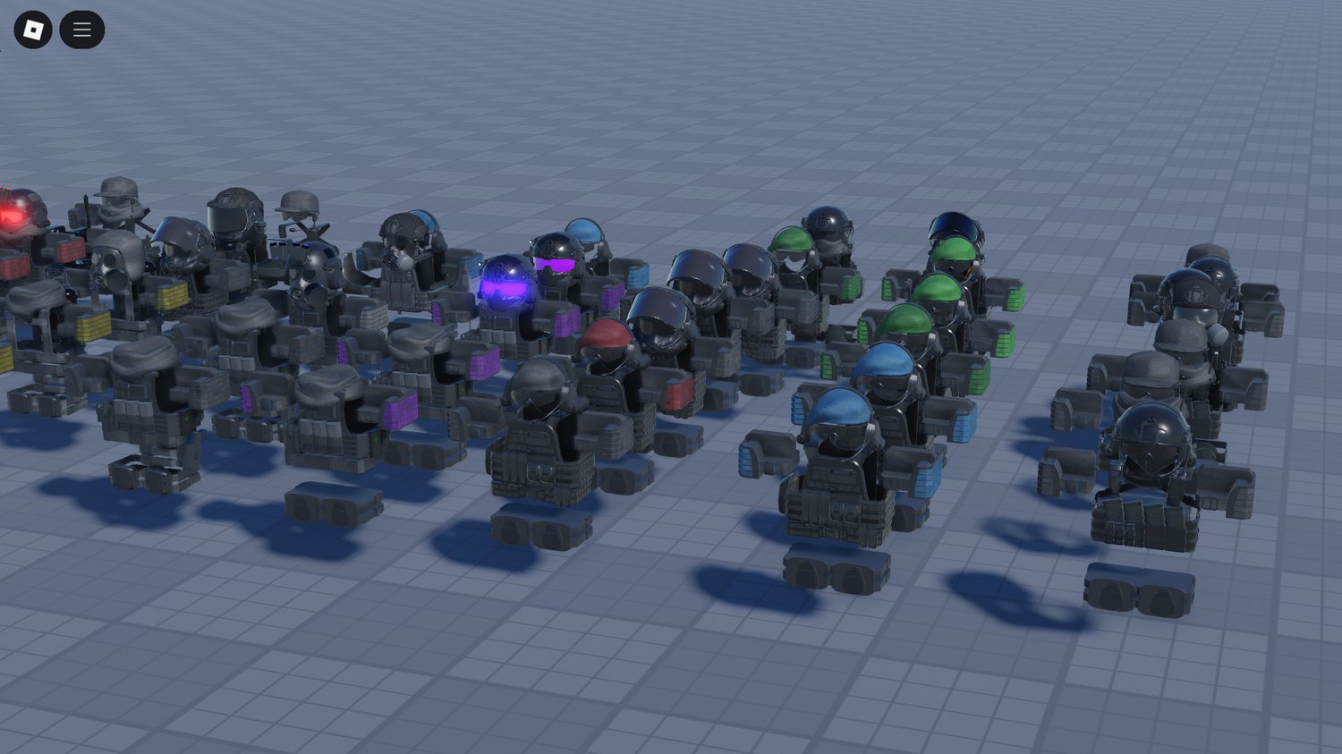 Roblox SCP scientist and guard morphs