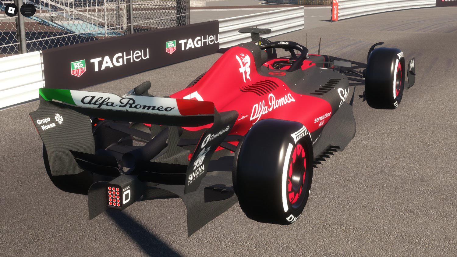 Roblox racing car inspired by Alfa Romeo C43