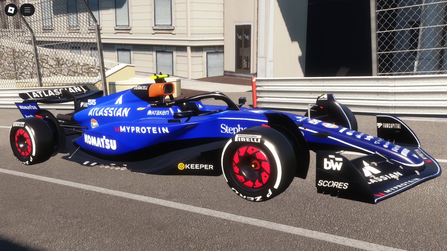 Detailed Williams FW47 Formula One model in Roblox