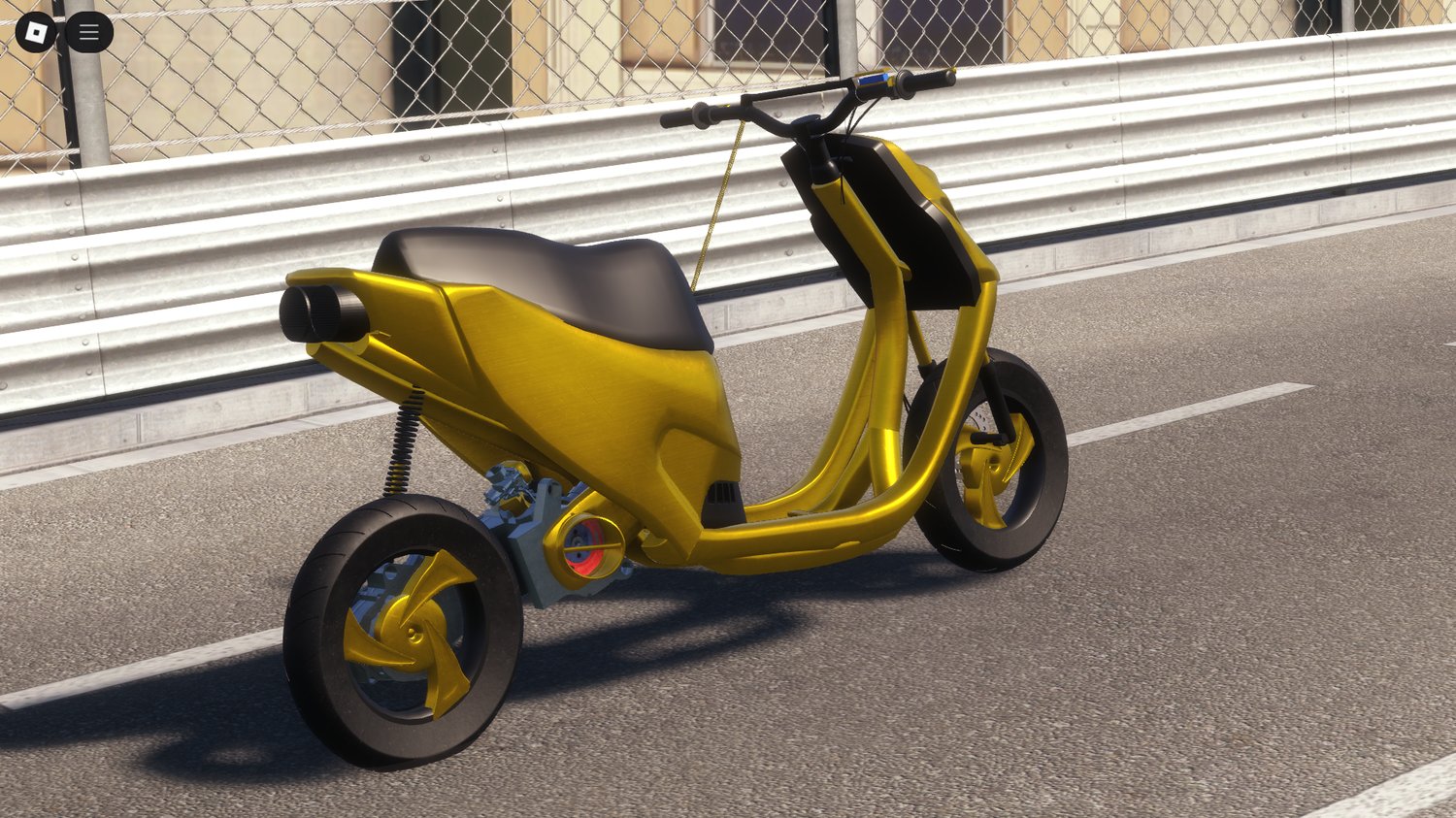 Sporty and detailed scooter model in Roblox
