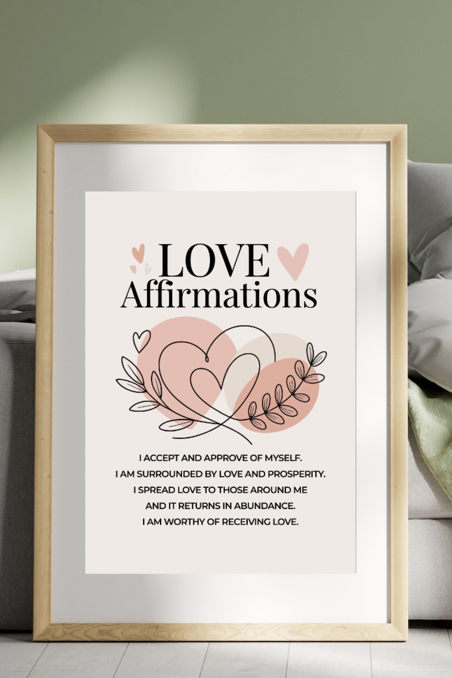 Love Affirmations Printable