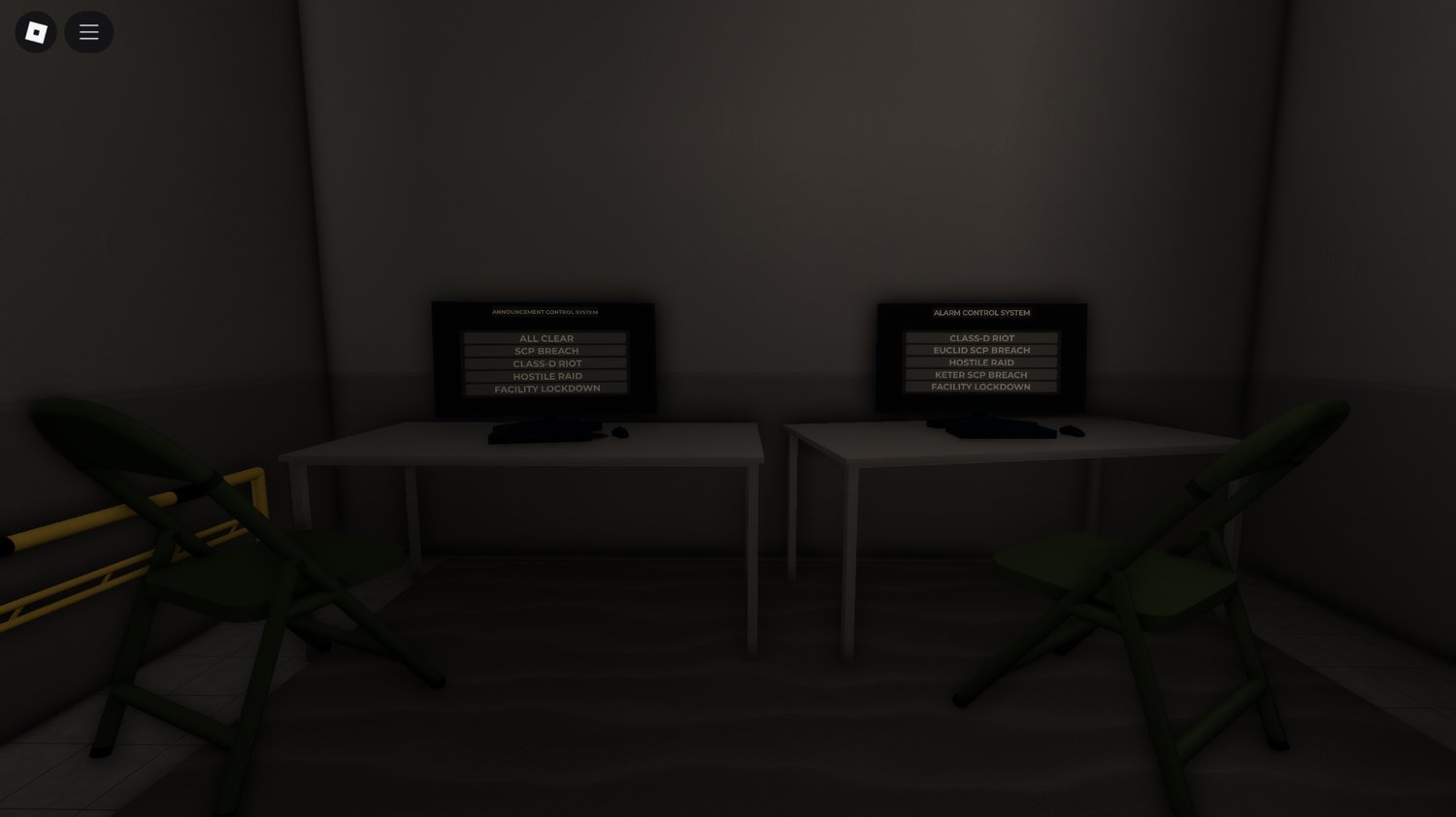Large-scale SCP roleplay environment in Roblox