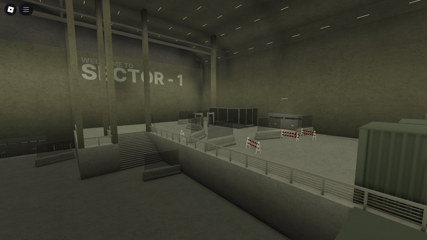 Large SCP containment base in Roblox