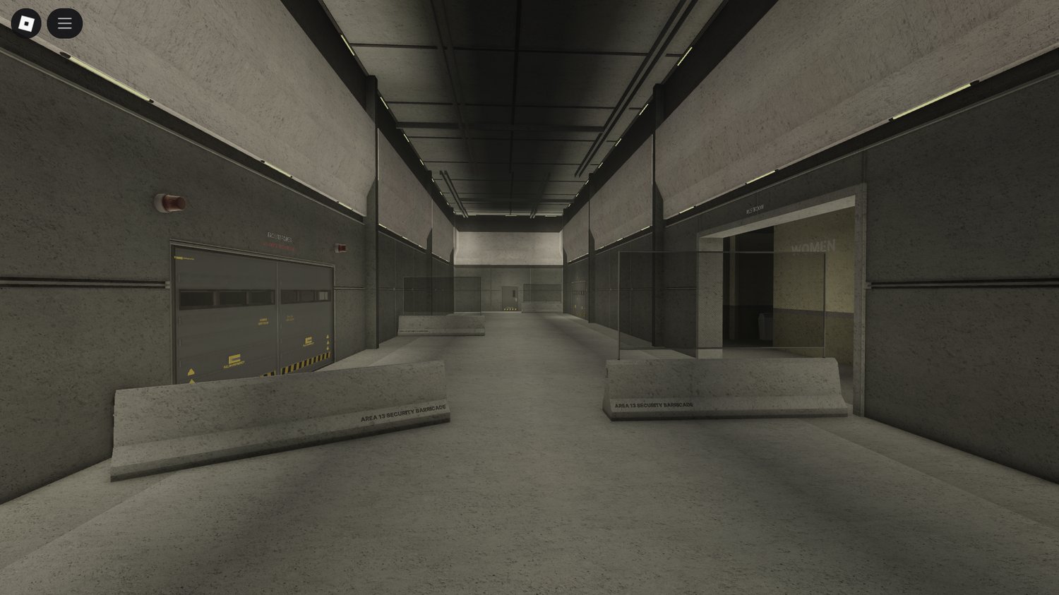 Massive Roblox SCP Area 13 complex