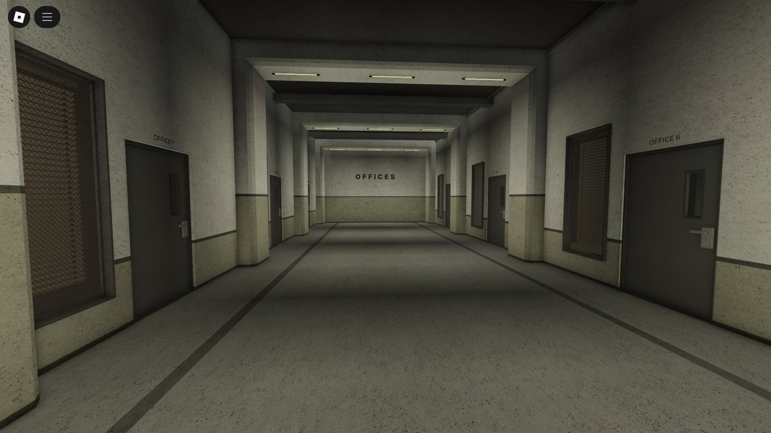 Realistic SCP base interior in Roblox
