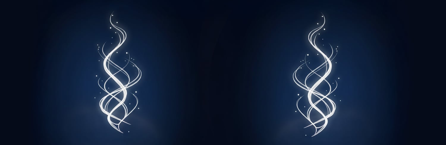 energy swirls illustration
